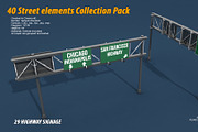 40 Street elements Collection Pack, an Architecture 3D Model by multimedia4ds (Thumbnail 58 of 70)