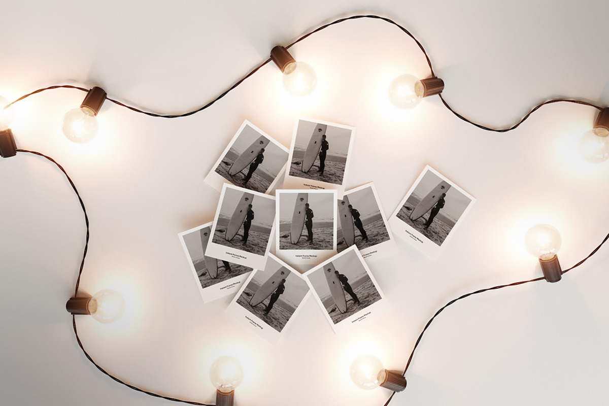 Instant Photo Mockup Set, a Household Mockup by WebAndCat (Photo 7 of 11)
