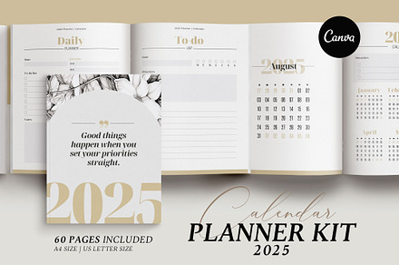 2025 Canva Planner & Calendar kit v1