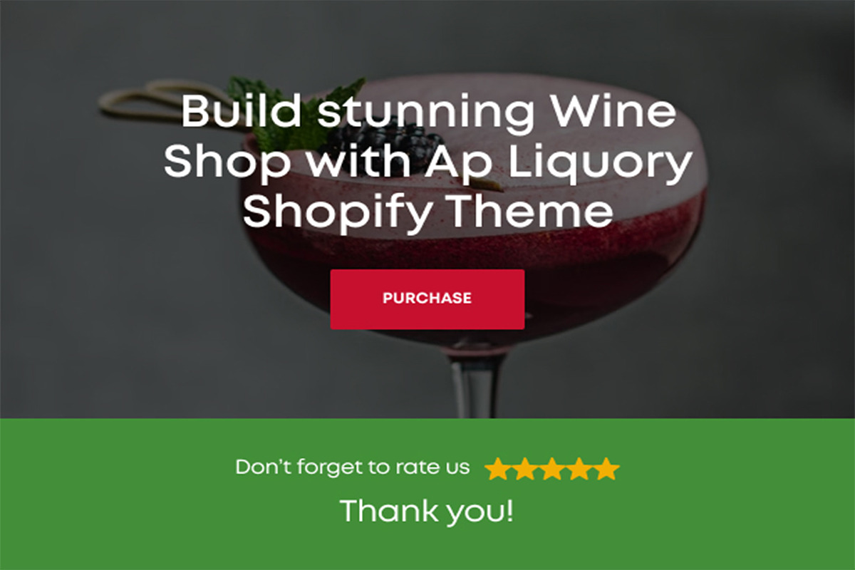 LIQUORY WINE SHOP SHOPIFY THEME, a Landing Page Template by apollotheme (Photo 9 of 9)