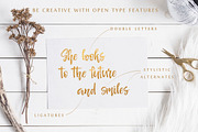 Senorita Cyrillic Textured Font, a Script Font by IraDvilyuk (Thumbnail 9 of 10)