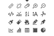 Edit text Icons, a Solid Icon by Palau