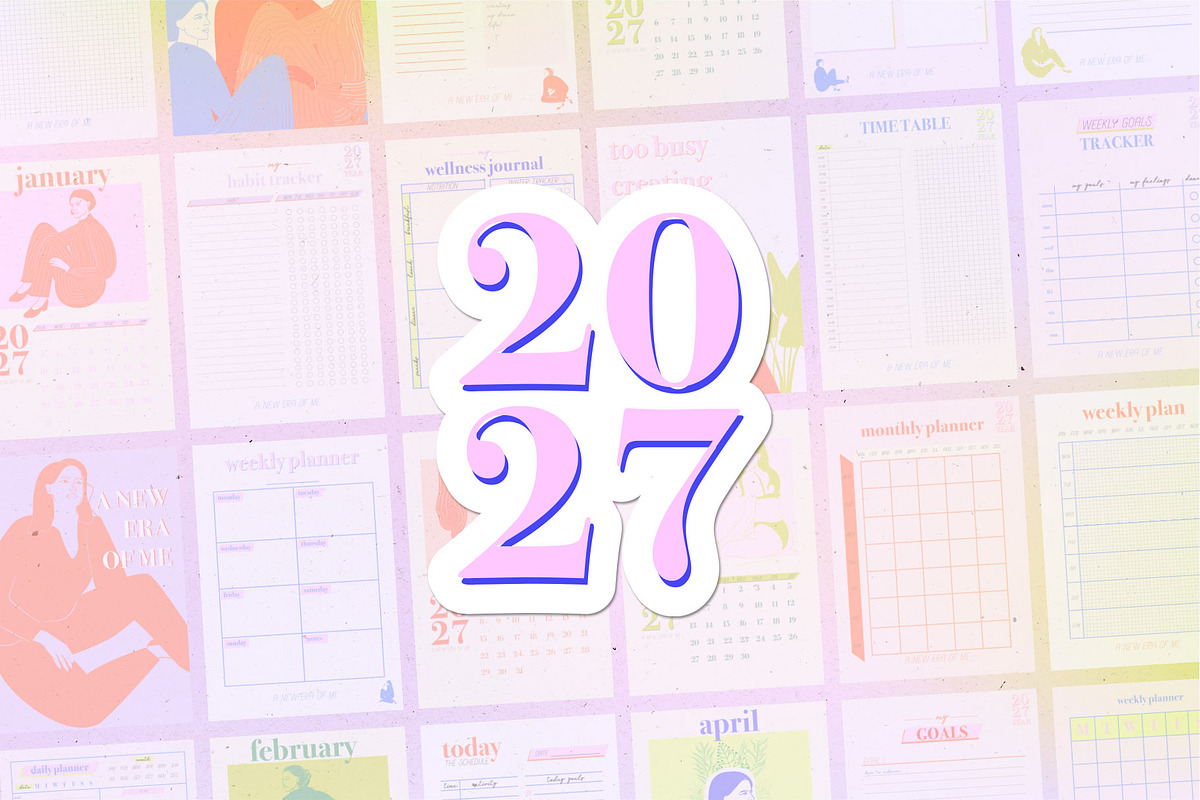 2027 NEW ERA Calendar & Planners, an Object Graphic by Mio Buono (Photo 16 of 16)