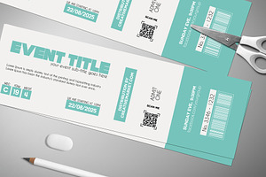 Minimalistic Event Ticket 021