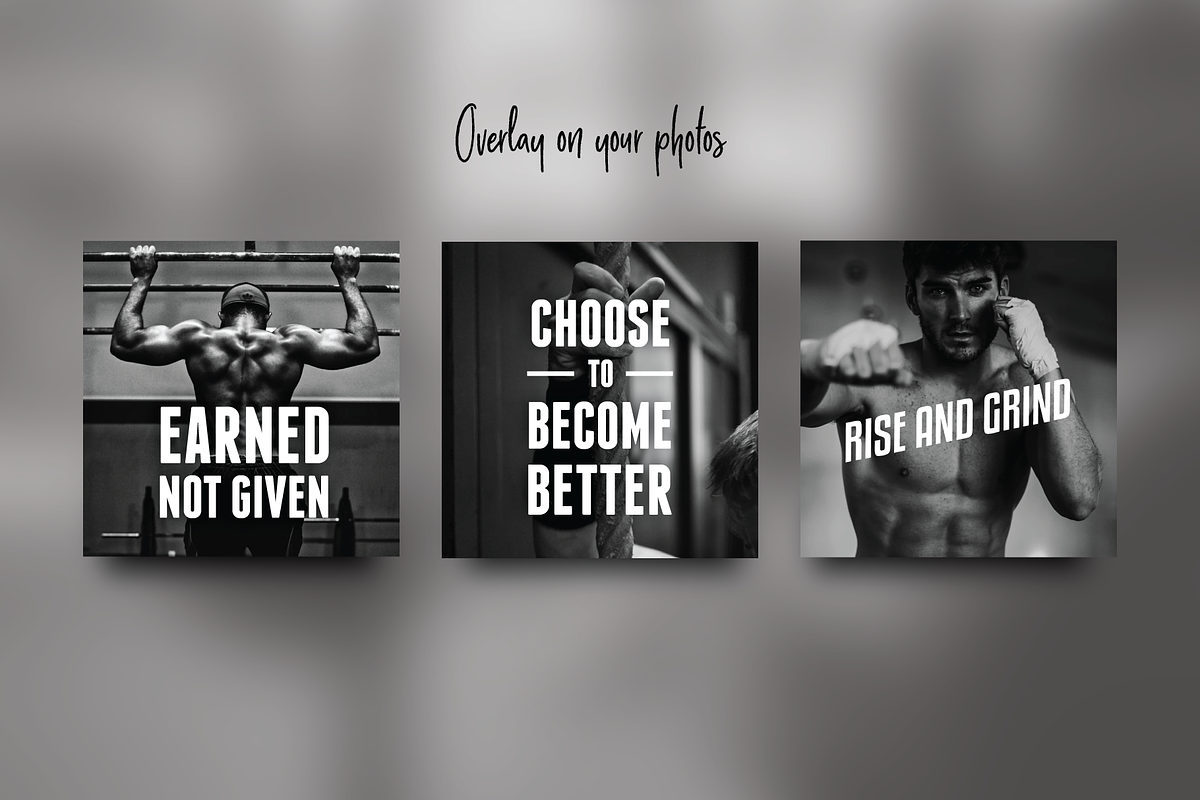 150 Inspirational Fitness Quotes, a Social Media Template by Delightful Design (Photo 3 of 9)
