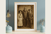 Custom Bigfoot couple Portrait, a Person Illustration by HubbaDigitals (Thumbnail 10 of 10)