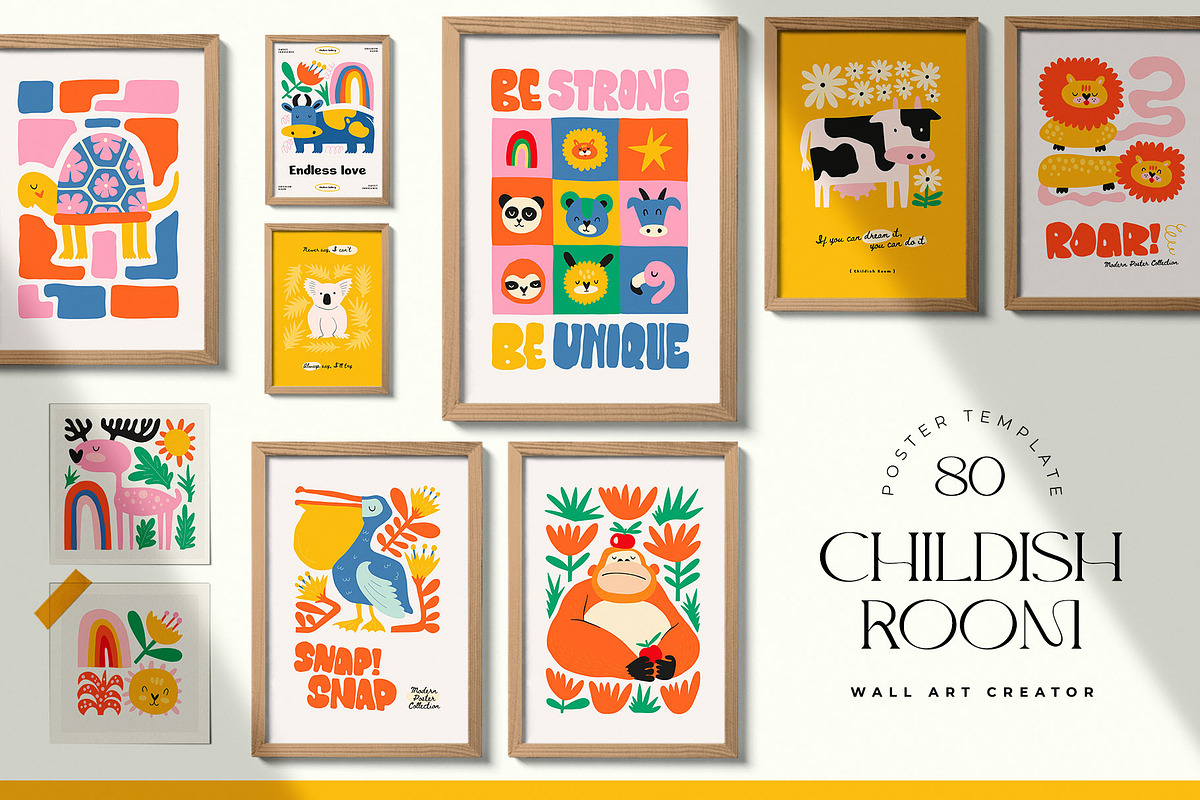 Childish Room | Wall Art Collection, an Object Graphic by Leleka.Store (Photo 1 of 20)