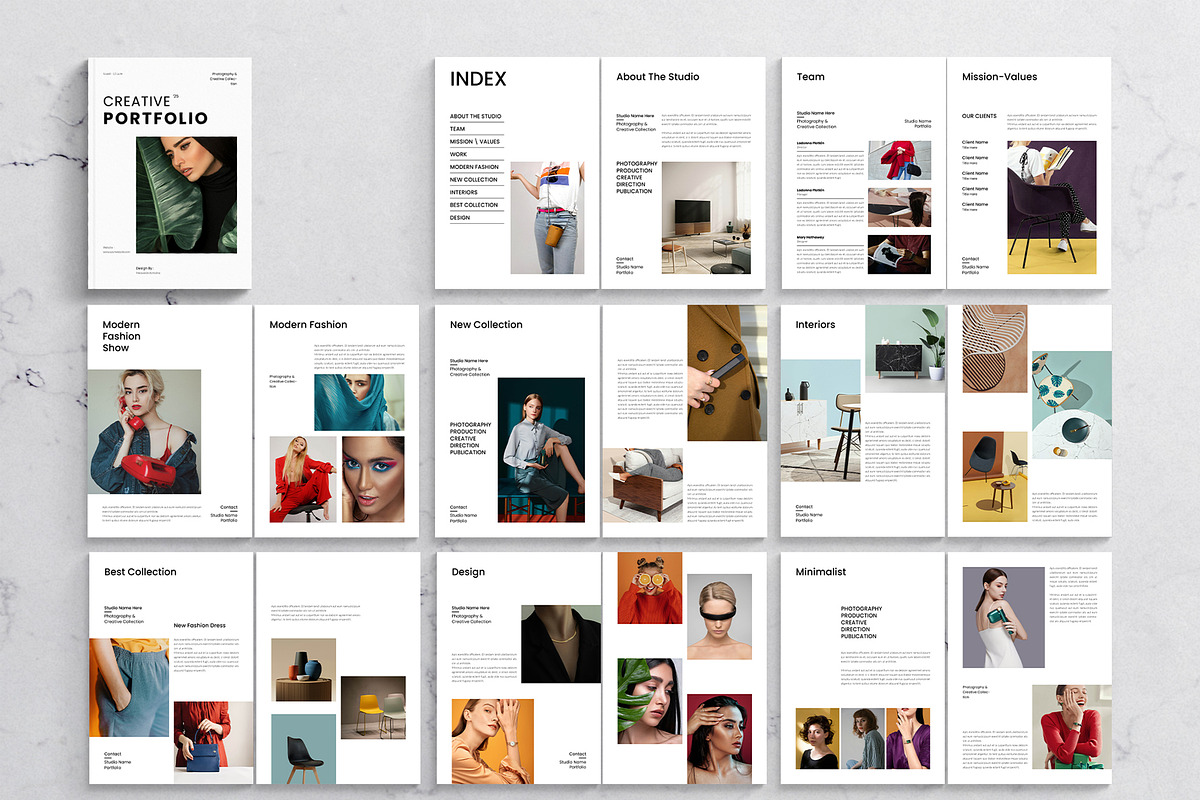 Creative Portfolio Template, a Magazine Template by DesignCrest (Photo 12 of 14)