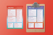 Trendy Food Menu, a Print Template by The Savory Directors (Thumbnail 3 of 3)