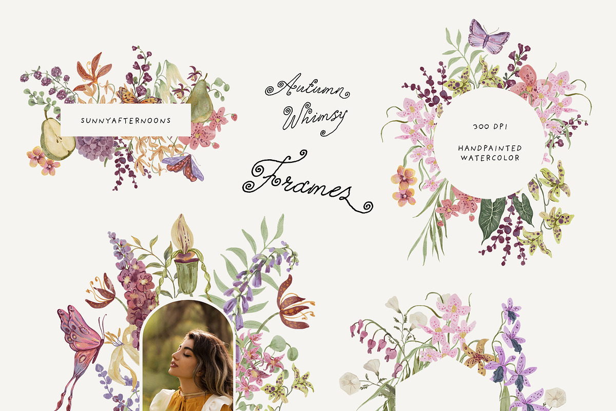 Autumn Whimsy Handpainted Florals, a Seasonal Illustration by SunnyAfternoons (Photo 9 of 23)