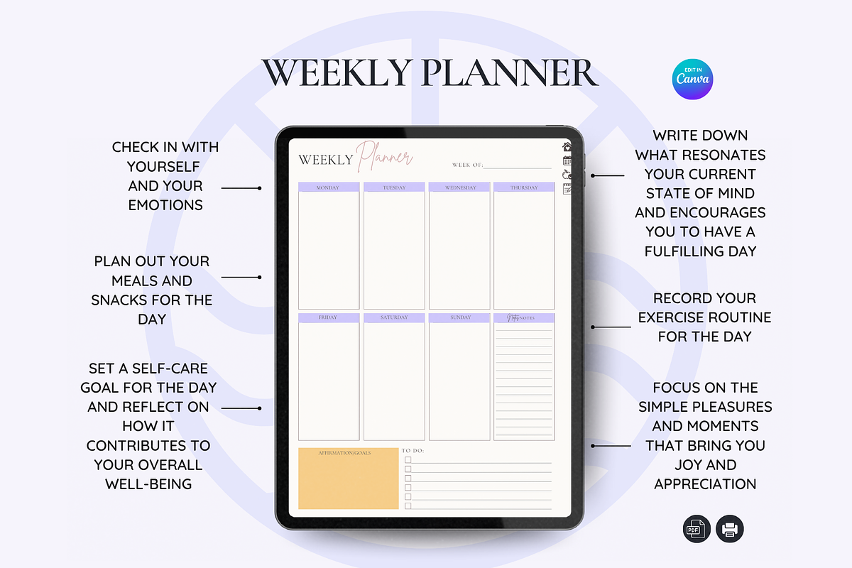 Digital fitness planner preview 7