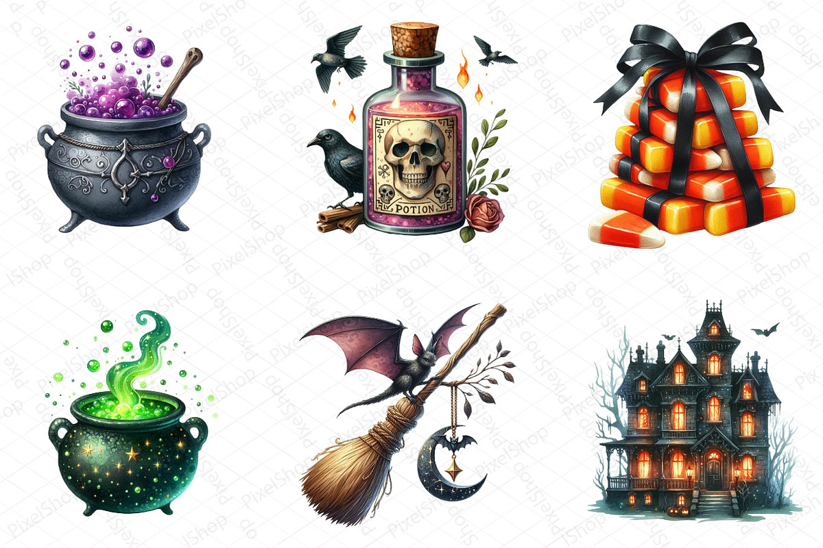 Halloween Sublimation Bundle Png, an Illustration by DreamPrint404 (Photo 4 of 6)