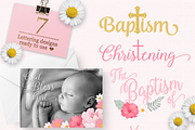 Baptism Design Kit, an Illustration by PixelPaperPrints (Thumbnail 8 of 9)