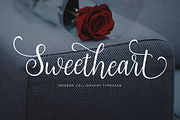 Sweetheart Script, a Script Font by Unicode Studio (Thumbnail 1 of 9)