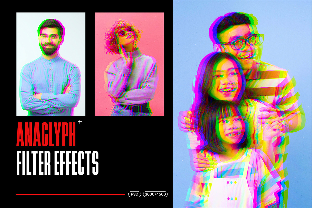 Anaglyph Photo Filter Effect, an Action Add-On by Photoshop Action (Photo 1 of 8)
