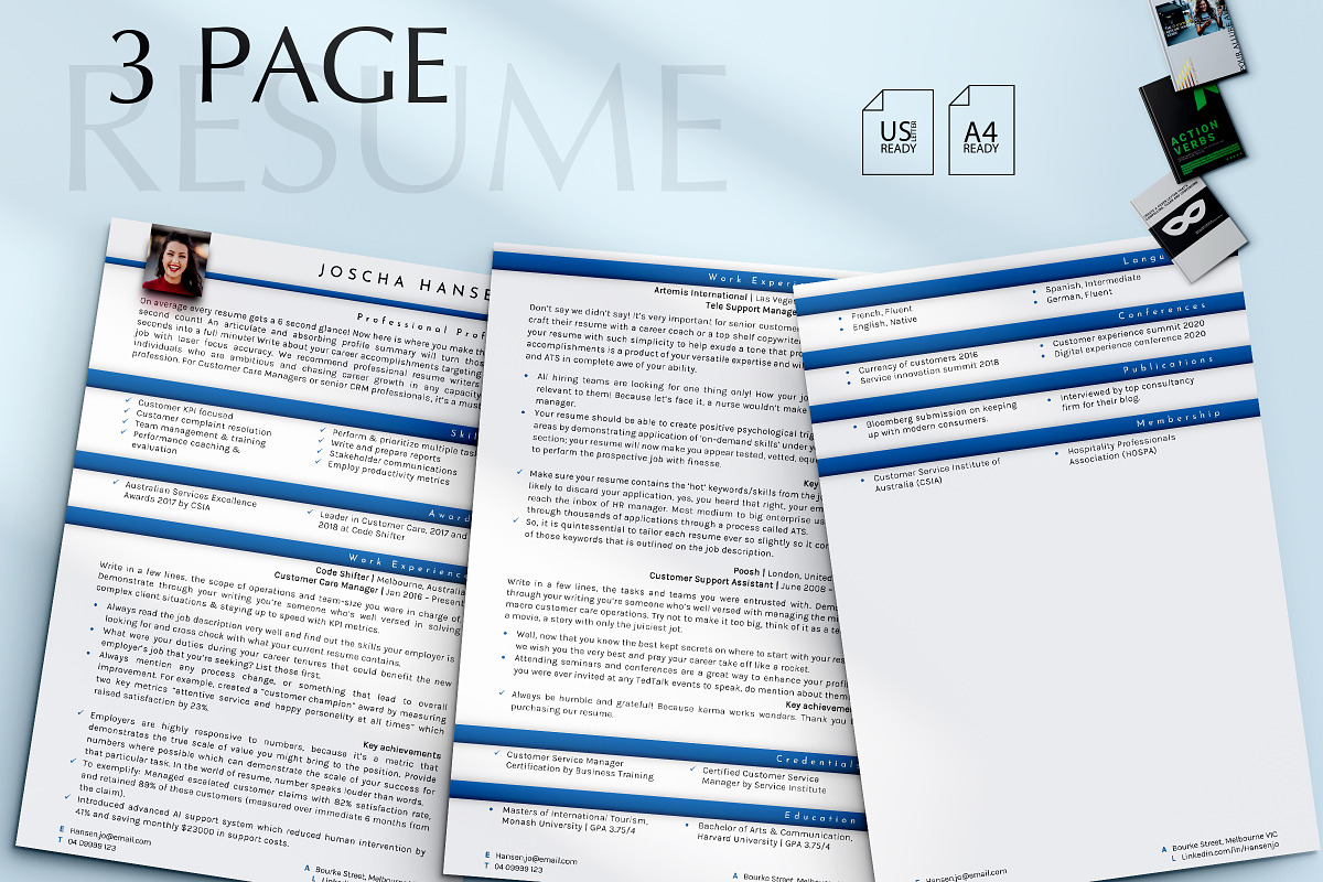 Call Center Resume Templates, a Resume Template by Career Canvas (Photo 3 of 11)