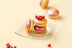 Colored macarons containing macarons, macaroons, and macaroni