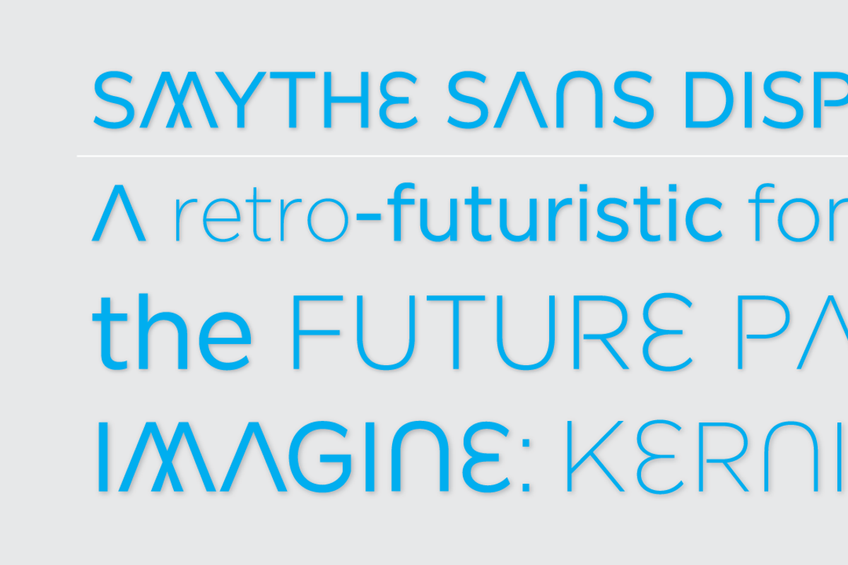 Smythe Sans preview 3