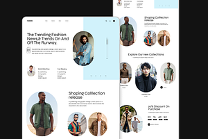 Ecommerce Website Landing Page