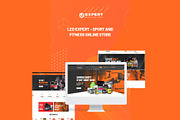 Leo Expert - Sport And Fitness Onlin, a Bootstrap Template by LeoTheme (Thumbnail 1 of 10)
