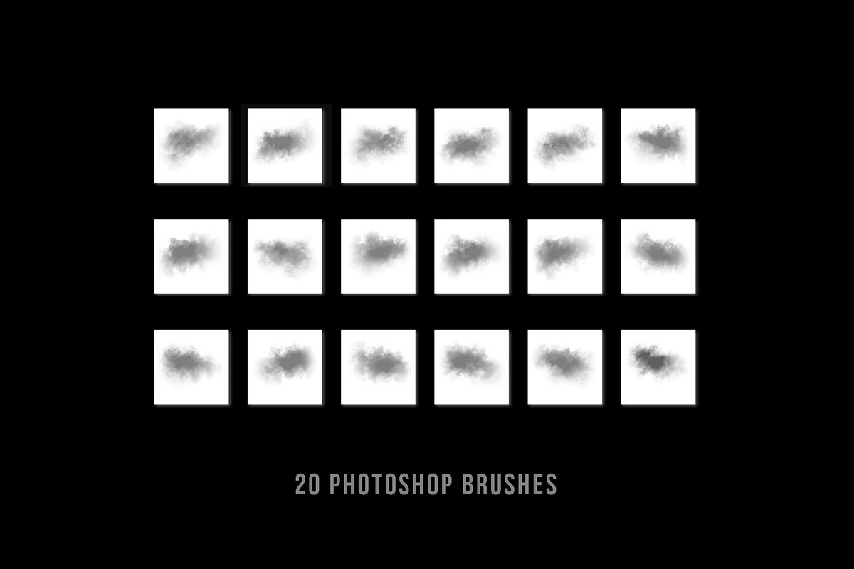 Realistic Smoke Photoshop Brushes, a Brush Add-On by Walllow Creatives (Photo 3 of 3)