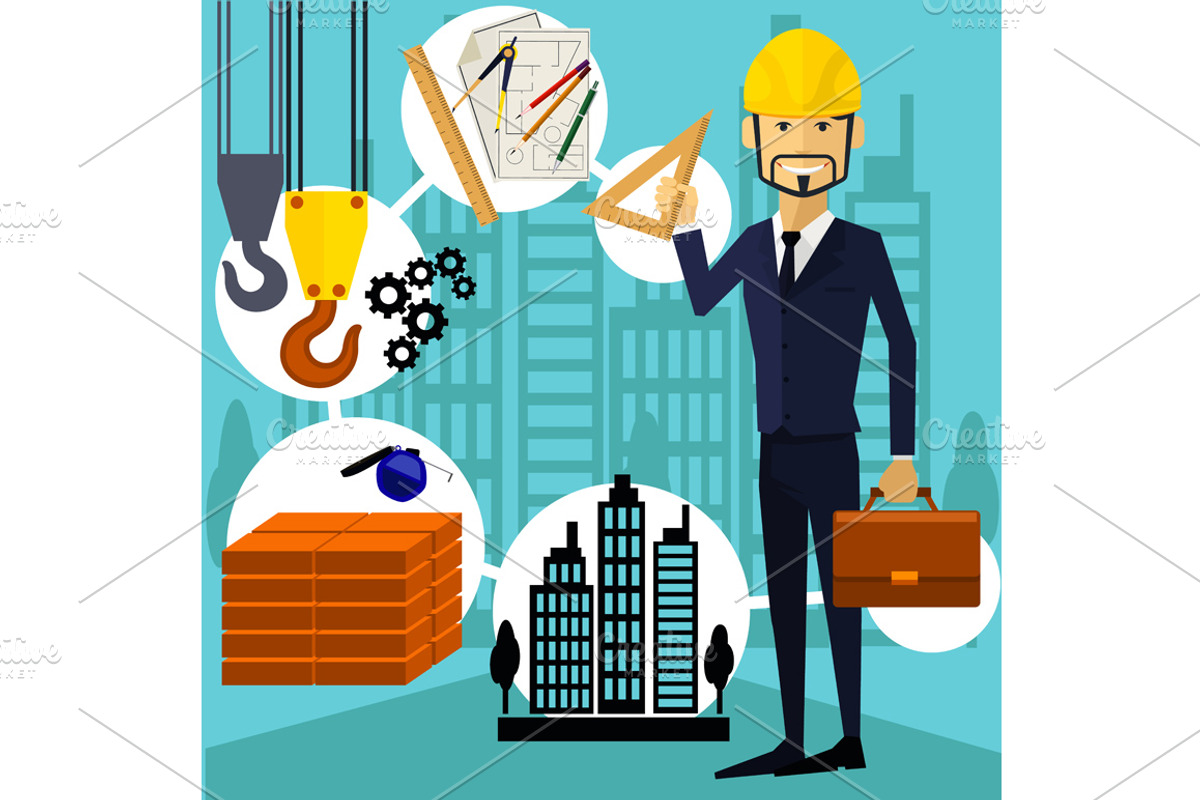 Set architect constructor worker