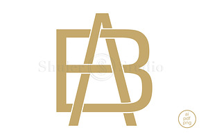 AB Monogram BA Monogram