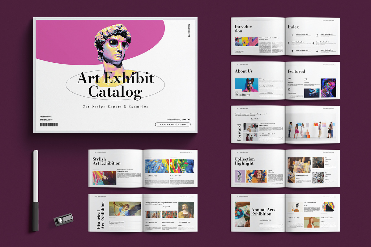 Art Gallery Exhibition Catalog