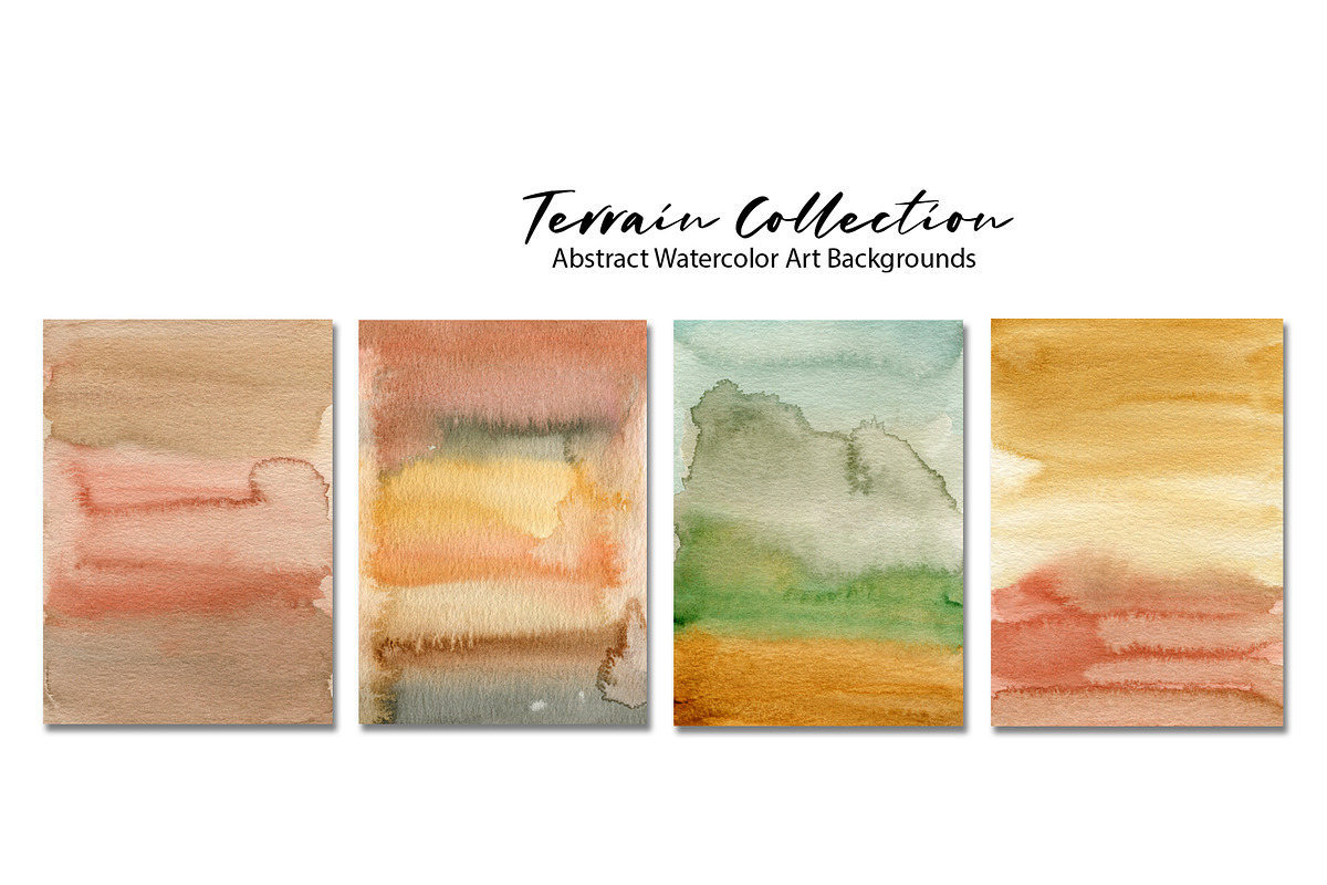 Terrain Watercolor Abstract Textures, a Texture Graphic by Marmoris.Arts (Photo 18 of 20)