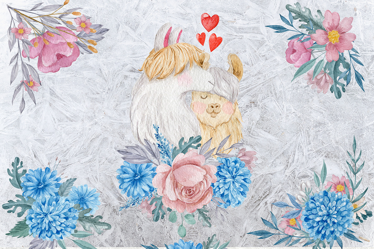 Llama Portrait Creator, an Animal Illustration by Kate Galunga Artstore (Photo 8 of 9)