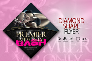 5x5 Diamond Shape Flyer