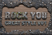 36 Rock Styles V01, a Layer Style Add-On by yantodesign (Thumbnail 1 of 4)