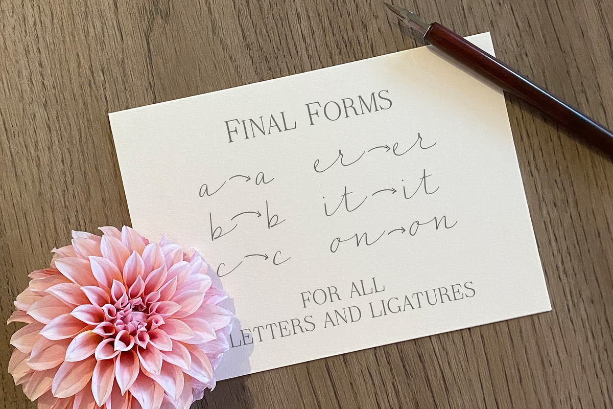 Autumn June Handwritten Script Font, a Font by Evoke Type Studio (Photo 5 of 12)