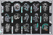 100 Astronaut Cartoon Designs Bundle, an Illustration by roach_graphic (Thumbnail 7 of 16)