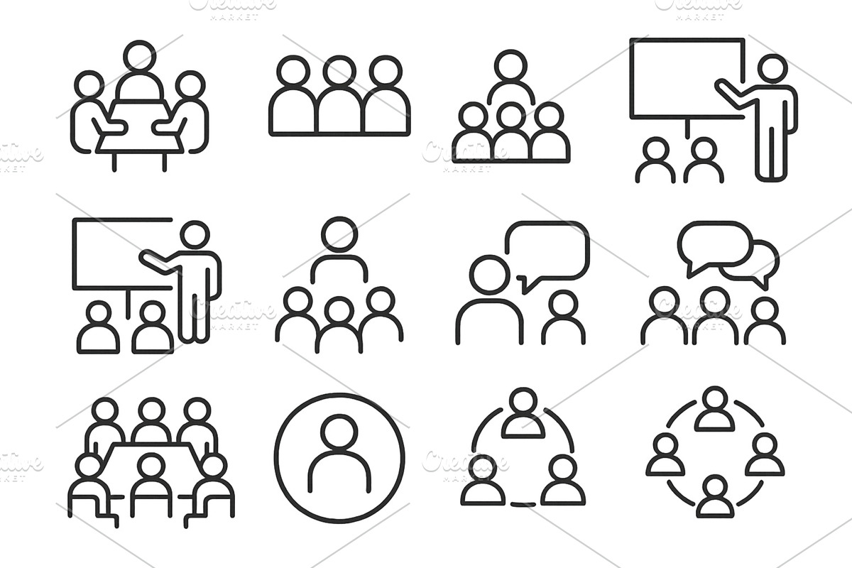 Various vector illustrations of, a Person Illustration by ZinetroN