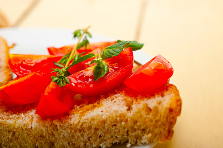 Italian tomato bruschetta, a Food & Drink Photo by keko64