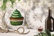 Irish Green Watercolor & Ink Set, a Food Illustration by Fluffy Unicorn (Thumbnail 7 of 10)