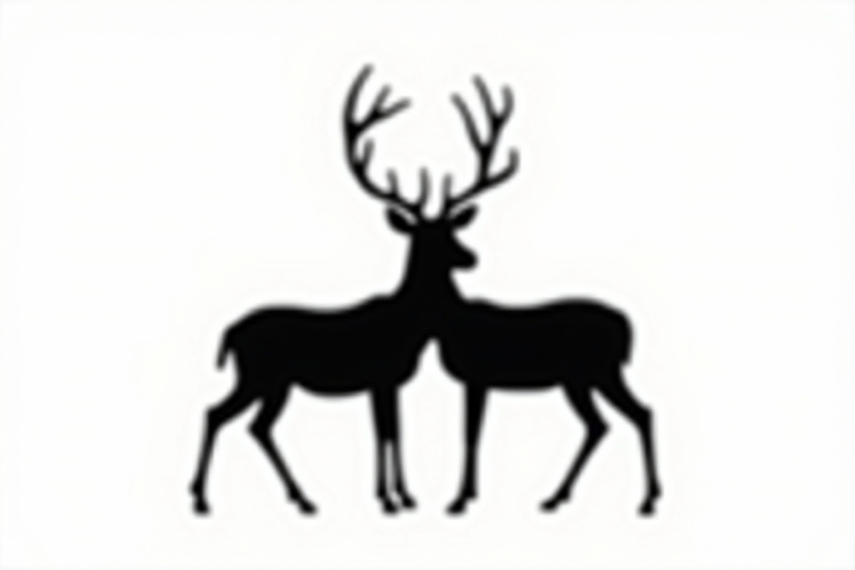 Deer Silhouette Vector Bundle, an Illustration by abu67222 (Photo 7 of 7)