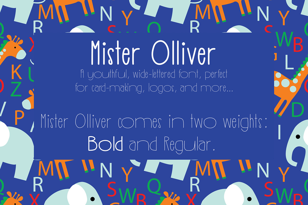 Mister Olliver, a Sans Serif Font by Sunkissed Minimalist (Photo 1 of 3)