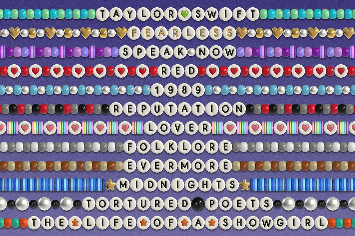 Friendship Bracelet 3D Bitmap Font, a Sans Serif Font by The Creative Bix (Photo 7 of 8)