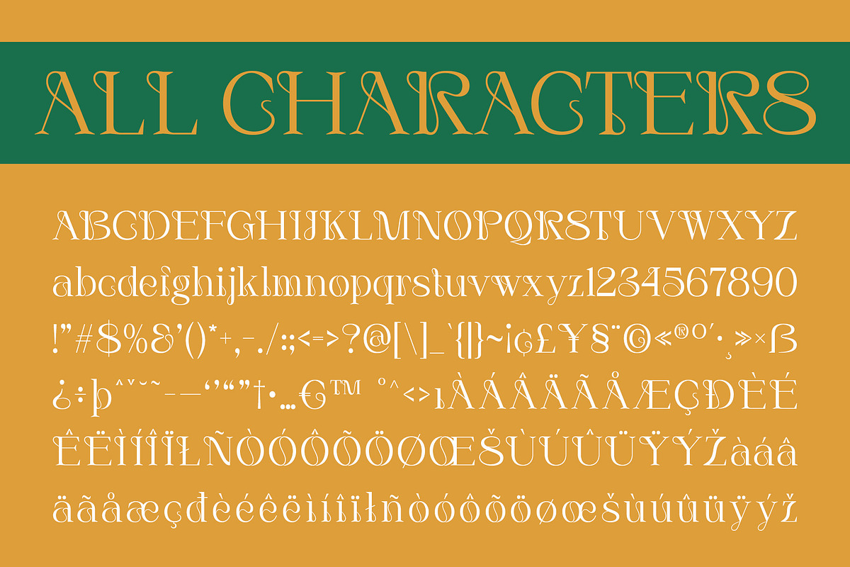Varelle – Art Nouveau Font, a Serif Font by Craft Supply Co. (Photo 8 of 8)