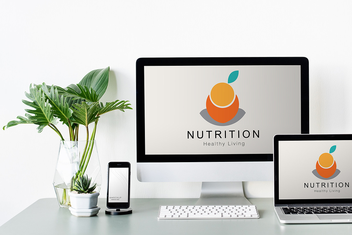 Custom Diet Coach Logo Design, a Branding & Logo Template by YUDesignStore (Photo 6 of 6)