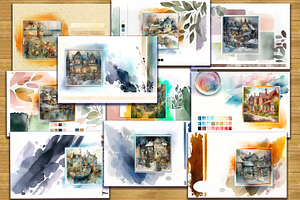 10 templates of seasonal country, a Presentation Template by ariadna de raadt