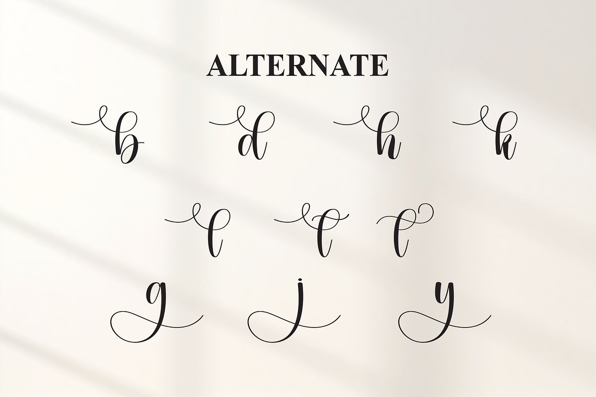 Dingbat | Script Font, a Handwritten Font by Scratchones (Photo 8 of 9)