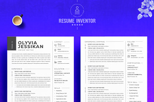 Resume For Job Word CV Template