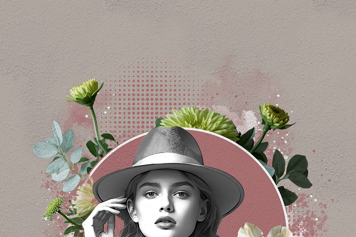 Portrait Art Photo Effect Template, an Action Add-On by Photoshop Action (Photo 10 of 18)