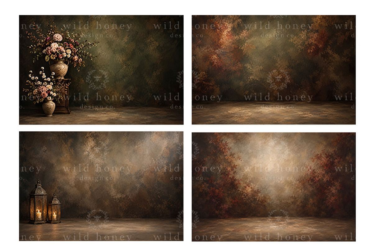 Old Masters Digital Backdrops BUNDLE, a Layer Style Add-On by Wild Honey Design Co. (Photo 4 of 6)