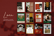 Keynote Blogger Media Kit: LORA, a Presentation Template by SheMadeStudio (Thumbnail 2 of 4)