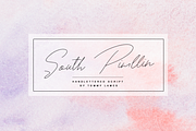 South Pimllin, a Script Font by Quothron (Thumbnail 1 of 6)