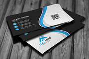 Wavy Stylish Business Card, a Business Card Template by Saman Osama (Thumbnail 3 of 3)